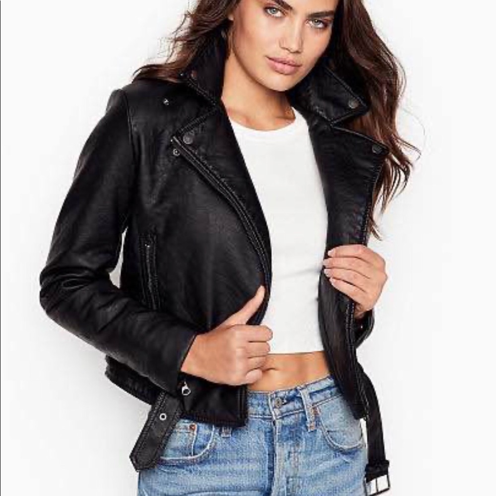 COPY - Victoria Secret Leather black Jacket